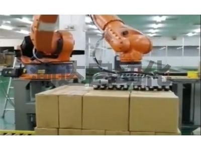 Carton sucker palletizing robot palletizing